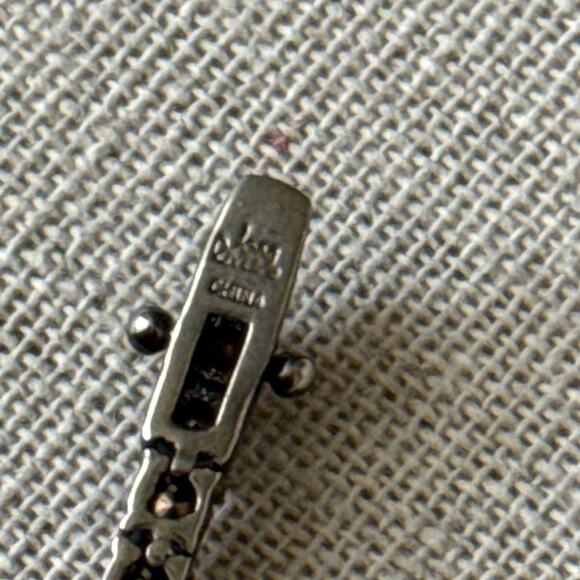 Vintage Joan Rivers Dark Multicolor Tennis Bracelet Gunmetal Whimsigoth 7.75” - Picture 6 of 7